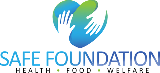 Safe Foundation logo: health, food, welfare